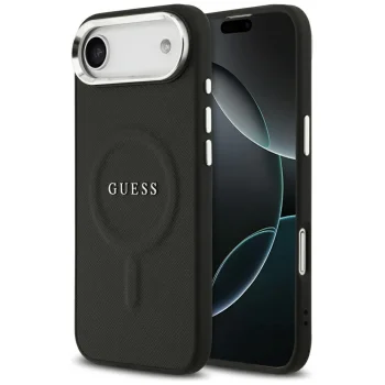 Guess Classic Logo MagSafe Case for iPhone Air, Black