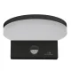 Maclean MCE344 B LED Facade Light with Motion Sensor, 15W, IP65, Black