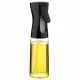 Glass Oil Sprayer and Vinegar Dispenser, 250ml, Silver-Transparent