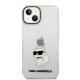 Karl Lagerfeld Ikonik Choupette Transparent Case for iPhone 14 Plus