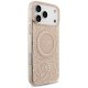 Guess IML Flowers Electro Pearl Strap MagSafe Phone Case Cover iPhone 17 Pro Max - Pink