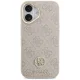 Guess iPhone 17 Case 4G Strass Logo MagSafe, Pink