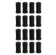 Furniture leg caps 16pcs black