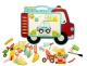 Bakalu Double-Sided Magnetic and Chalk Board Car with Magnets