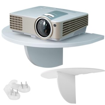 Sienas Kompakts Plaukts Projektoram Grāmatām, 30x15x13 cm | Wall Compact Shelf for Projector Books