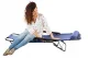 Garden - Beach Deckchair, Sunbathing Lounge, Folding Chair, Dark Blue