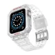 Transparent Strap with Armored Case for Apple Watch 42/44/45mm