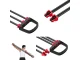 Chest Expander with 5 Resistance Bands, Black