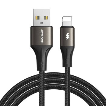 USB to Lightning Cable Joyroom SA25-AL3 3A 1.2m, Black