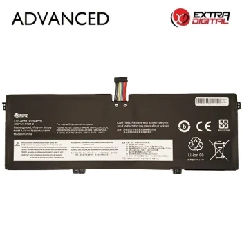 Laptop Battery Lenovo L17C4PH1, 7600mAh, 7.6V, Extra Digital