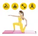 4Fizjo 1131 Folding Gymnastic Mat 180x60x5 cm, Pink