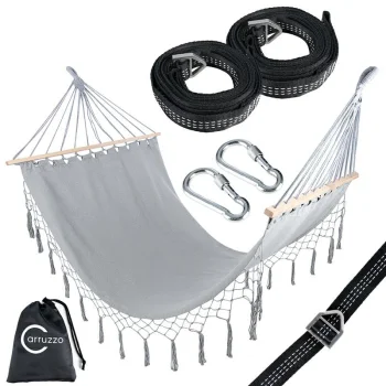 Carruzzo Ibiza Hammock with Fringes and Ropes