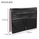 Maaleo A4 Document Folder with 24 Compartments, Black