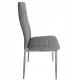 Multistore Upholstered Chair Set, 4 pcs, Grey