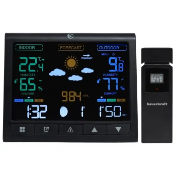 Longwell G-967 Wireless Weather Station with Outdoor Sensor and LCD Display