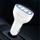 Dudao R7S automašīnas lādētājs 3x USB Quick Charge 3.0 18W, balts