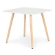 Modernhome KJSDT-01 Square Kitchen Table 80x80cm, Matte White