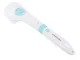 Electric Body Wash and Massage Brush, White/Blue