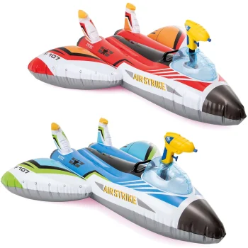 Intex Inflatable Airplane with Water Gun, Red