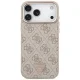 Guess 4G PU Leather MagSafe Case for iPhone 17 Pro Max, Pink