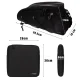 Trizand 00025516 Bicycle Pannier Bag Set 3 pcs, 16L, Black