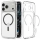 Spigen Ultra Hybrid MagSafe Case for iPhone 18 Pro / 17 Pro, Clear Graphite