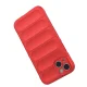 Magic Shield Case Shockproof Flexible Cover for iPhone 14 Plus, Red