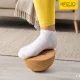 4FIZJO Cork Balance Disc for Stability Training 15 x 7.5 cm, Brown