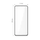 Samsung Galaxy S25 FE (SM-S731B / DS) Tech-Protect Glass Fit+ Full Tempered Glass 2x