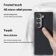 Samsung Galaxy Z Fold 5 ( SM-F946B/DS ) ABEEL Carbon Fiber Texture Cover Case, Black