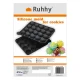 Ruhhy 21808 Silicone Cake Pop Mold, 20-Cavity Sphere Baking Form