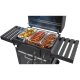 Charcoal Grill Berdsen BD-893 with Thermometer, Black