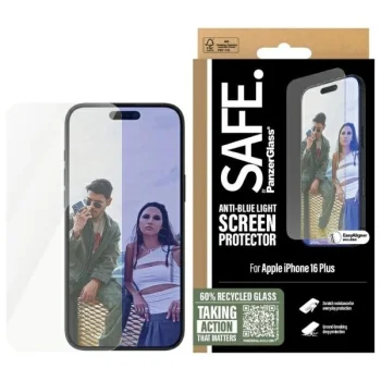 SAFE by PanzerGlass iPhone 16 Plus / 15 Plus 6.7" Screen Protection Anti-blue Light SAFE95881