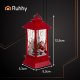 Christmas LED Lantern with Flameless Candle Ruhhy 26752, Red