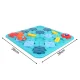 Route Building Logic Puzzle Game with Vehicle and Balls 38 x 38 cm
