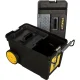 Stanley 1-97-503 Mobile Tool Chest with Organiser, 53L, Black