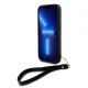 DKNY iPhone 15 Pro Case Wrist Strap Stock Logo, Black