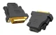 Gold-Plated DVI to HDMI Adapter, DVI-D Male to HDMI Female Converter