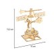 Wooden 3D Weather Vane Model Kit STEM Science Toy for Kids