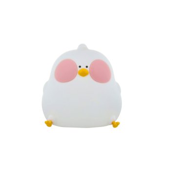 LED Kids Night Light Hungry Chicken FNL-10, Soft Silicone Rechargeable Nursery Lamp