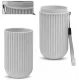Travel Case for Toothbrush and Toothpaste AG870, Grey