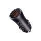 Car Charger Baseus Golden Contactor Max 2xUSB-A 60W Fast Charging - Dark Gray