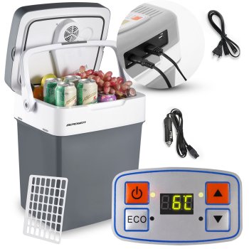 2-in-1 Portable Fridge, Refrigerator, Freezer Berdsen Icemax with Heating Function, 29L