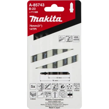 Makita Jigsaw Blades B-23 (A-85743), 5 pcs