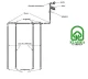 Gravity Drip Irrigation System KLASIKA DROP 4 m