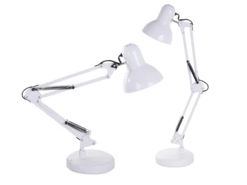 Adjustable Desk Lamp, White