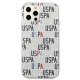 Apple iPhone 12 / 12 Pro 6.1\'\' US Polo Logo Mania Collection Case Cover (USHCP12MPCUSPA6), White