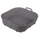 Ruhhy Silicone Air Fryer Liner 20x20 cm, Grey