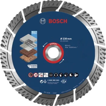 Bosch EXPERT Multi Material Diamond Cutting Disc 230 x 22.23 mm