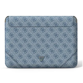 Guess 4G Uptown Triangle Logo Laptop Sleeve 16" - Blue